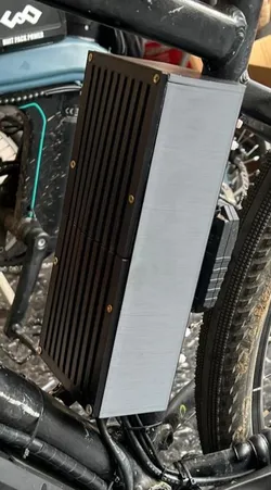 Electric bike control unit holder