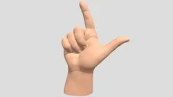 Hand finger gun