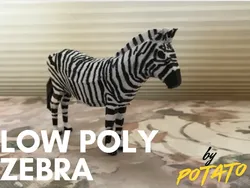 Low Poly Zebra
