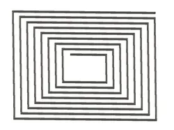 One line box Z offset test pattern