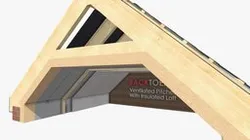Pitched Roof Ventalated Ridge with insulated lof