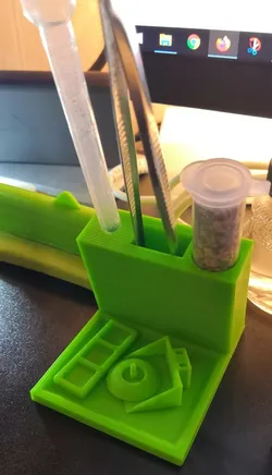 Tool holder for ant farm