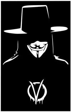 V for Vendetta Wall Art