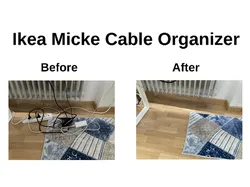 Cable Organizer for IKEA MICKE
