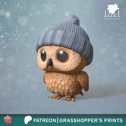 Cozy Owl (Owl in hat)