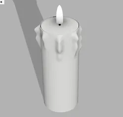 Creality Cloud | Candle body for LED | ملفات الطابعة ثلاثية الأبعاد