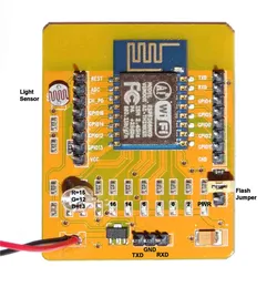 ESP8266 AI-Thinker Yellow DEV Slim Cover Lid Box