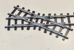 Gauge 1 Railroad Track Crossover Section