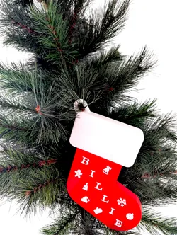 Home Decorations & Ornaments STL Download - Customizable Christmas stockingby luchoetche93