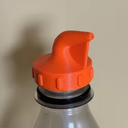 "Lab Bottle" PET bottle Cap - Squeeze-to-Squirt