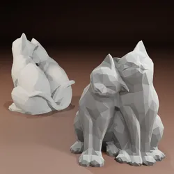 Low Poly Cats