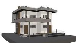 Modern luxury villa house building