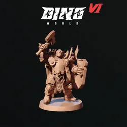 orc warrior axe shield