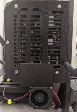 Prusa MK3 electronics bay cooling fan clip