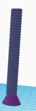 Ribbed Gluestick Negative