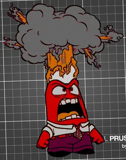 Anger - Inside Out - Hueforge