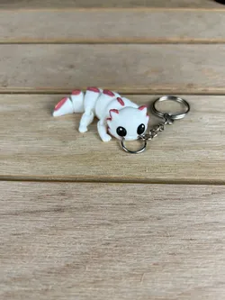 Axolotl with movable legs Keychain