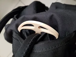 Backpack hydration bladder holder
