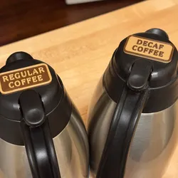 Carafe labels
