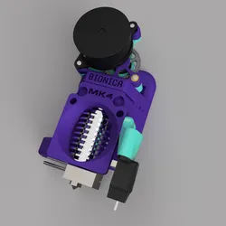 Carrierplate for i3-Mega-S X-Carriage Mk4  to use the Sherpa Micro