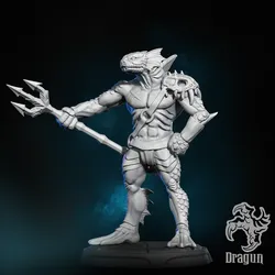 Characters & Creatures STL indir - Mermaid 1 - Dragun Studios