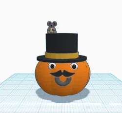 Gratis Home Decorations & Ornaments STL indir - Cute Pumpkin - Gator3D