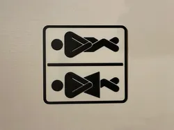 Humorous Bathroom sign