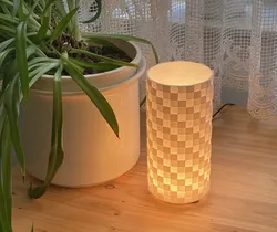 Lamp #58 - Circular Offset Block Shade for Bambu Lamp Kit 001