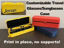 Print in Place Travel Sunglasses/Glasses Case