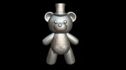 Teddy bear with everything on