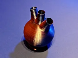 Three-necked spherical Vase