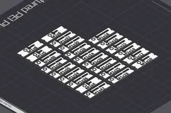 (UPDATED 30-JAN-2024) Printable Label Expansion Packs for Gridfinity Bins by Pred