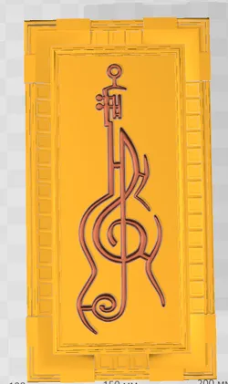Wall panel Cello. + Mystic Cello