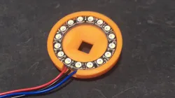 Articulating Raspberry Pi Camera Mount cover with ring light