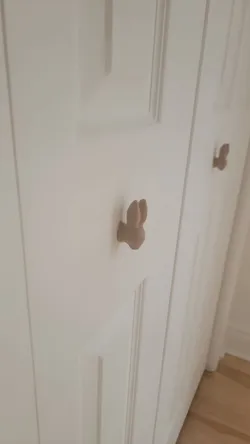 Bunny rabbit drawer knobs