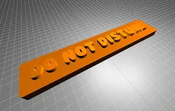 Do Not Disturb Sign
