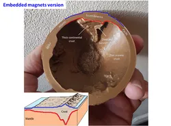 Geophysical Globe: crustal thickness