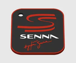 Keychain Ayrton Senna - Chaveiro do Ayrton Senna