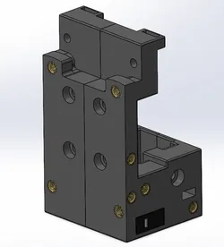 Linear Rail mount for Voron Stealthburner on Ender 3
