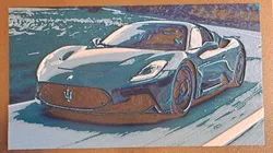 Maserati MC "Filament Painting"