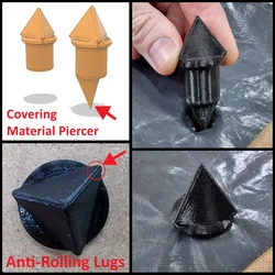 MFT Non-Rolling Painting Cone + Cover Piercing Edition