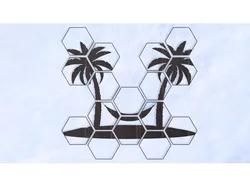 palmier hexagonal