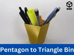 Pentagon to Triangle Bin