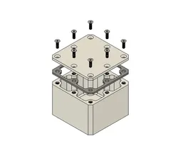 Tools & Spare Parts STL تنزيل - صندوق 60 × 60 × 40 مم - XP3Design