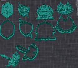 Zelda Pack Cookie Cutters