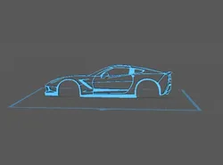 Characters & Creatures STL Download - Corvette - C7by PAWU STL Studio