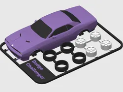 Dodge Challenger kit card