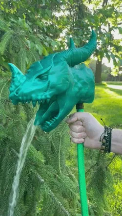 Dragon Head Water Fountain (Supportless Print)