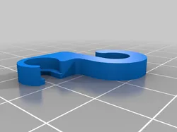 Ender 3 V2 Dual Gear Metal extruder Wire Bracket. Thinner Wall.