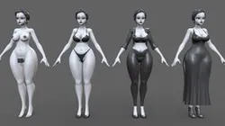 Female Model - Game ready
